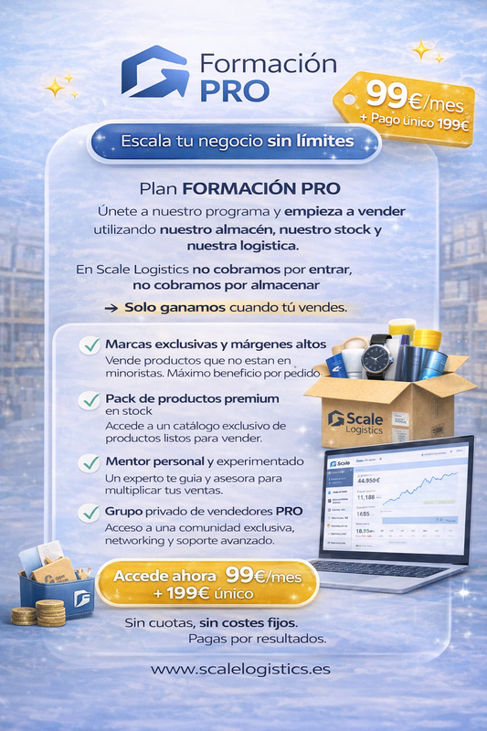 Formación PRO — Escala tu negocio con Scale Logistics